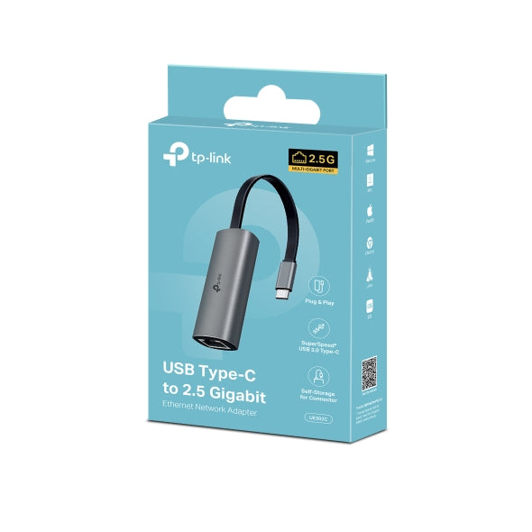TP-Link UE302C USB Type-C to 2.5 Gigabit Ethernet Network Adapter