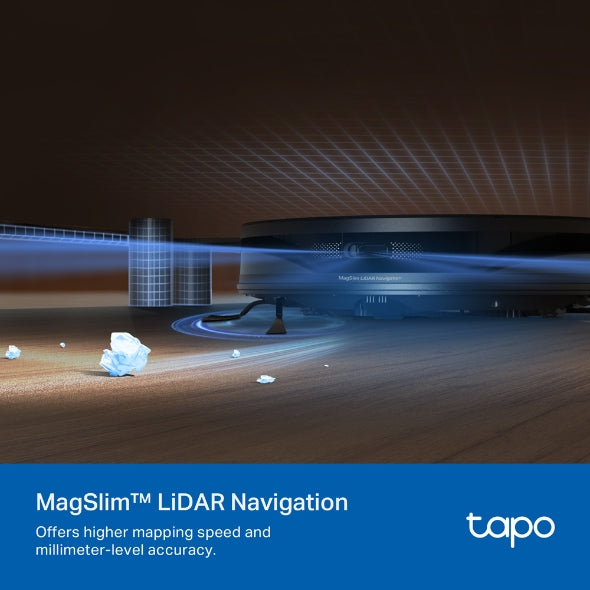 TP-Link Tapo RV20 Max 5300Pa Suction MagSlim™ LiDAR Navigation Robot Vacuum and Mop