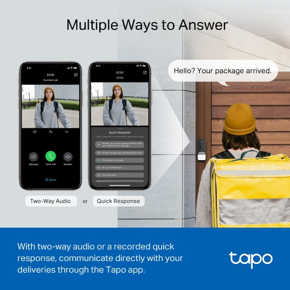 TP-Link Tapo D230S1 Tapo Smart Battery Video Doorbell