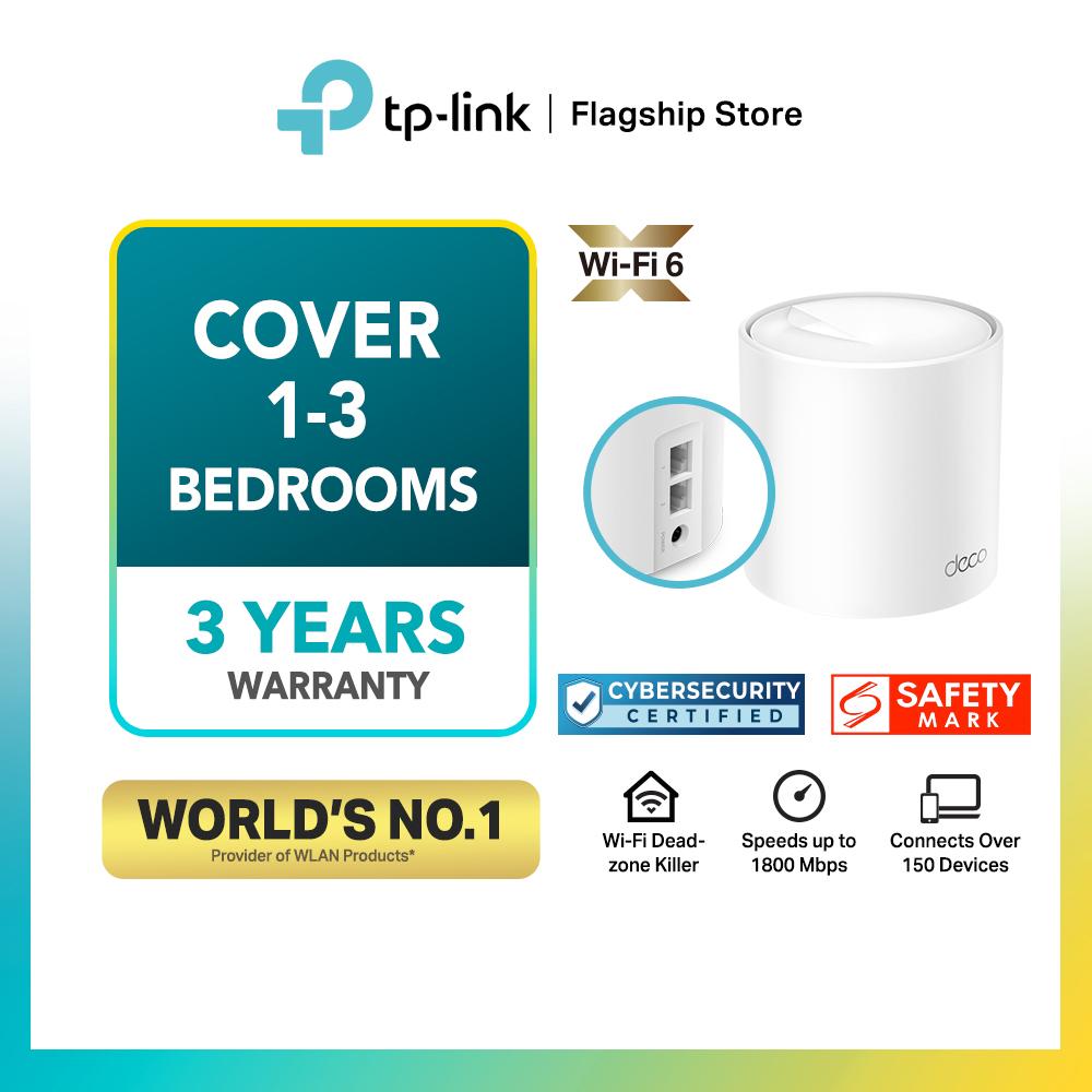 TP-LINK Deco X20 AX1800 WiFi 6 Whole Home MESH Wifi System with Alexa