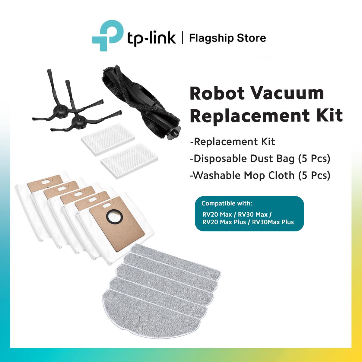 TP-Link Tapo Robot Vacuum Replacement Kit/Washable Mop Cloth/Dust Bag RVA105 RVA202 RVA301