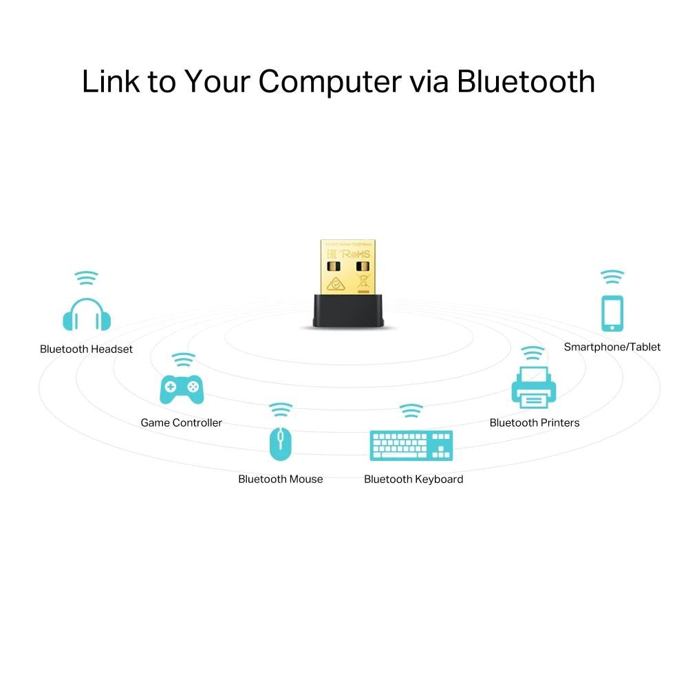 TP-Link Nano Size Wi-Fi Bluetooth 4.2 Archer T2UB AC600 USB Adapter