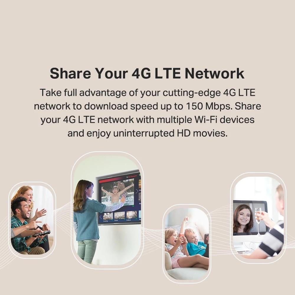TP-Link 300 Mbps Wireless N 4G LTE Router TL-MR105