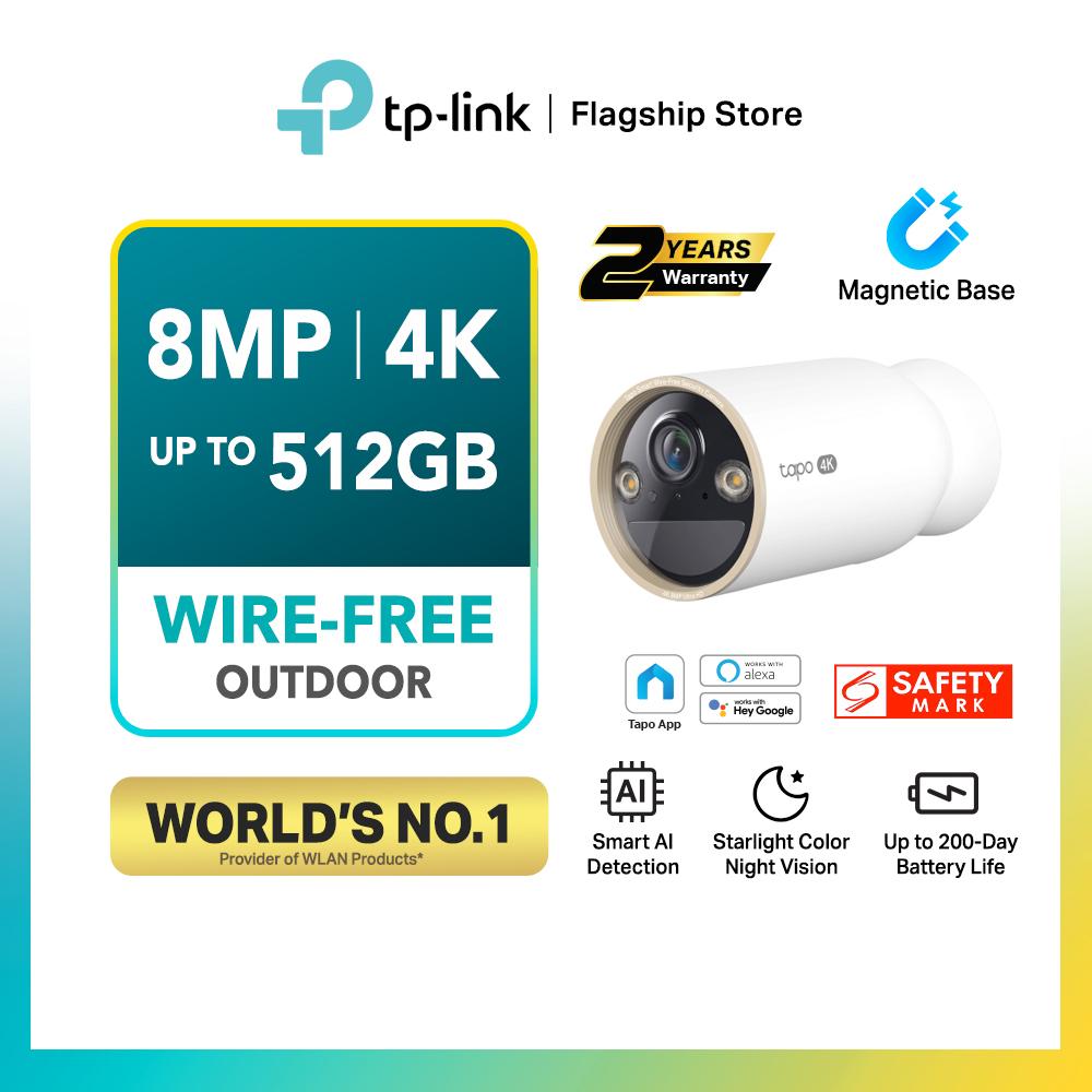 Tapo 4K8MP Wireless Indoor/Outdoor Waterproof Wifi Camera Smart Security CCTV IP Camera C460
