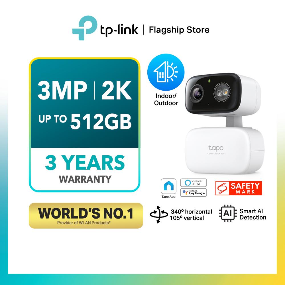 TP-Link Tapo AI Motion Tracking Full Color Night Vision Outdoor Indoor CCTV WiFi Camera C206/C216