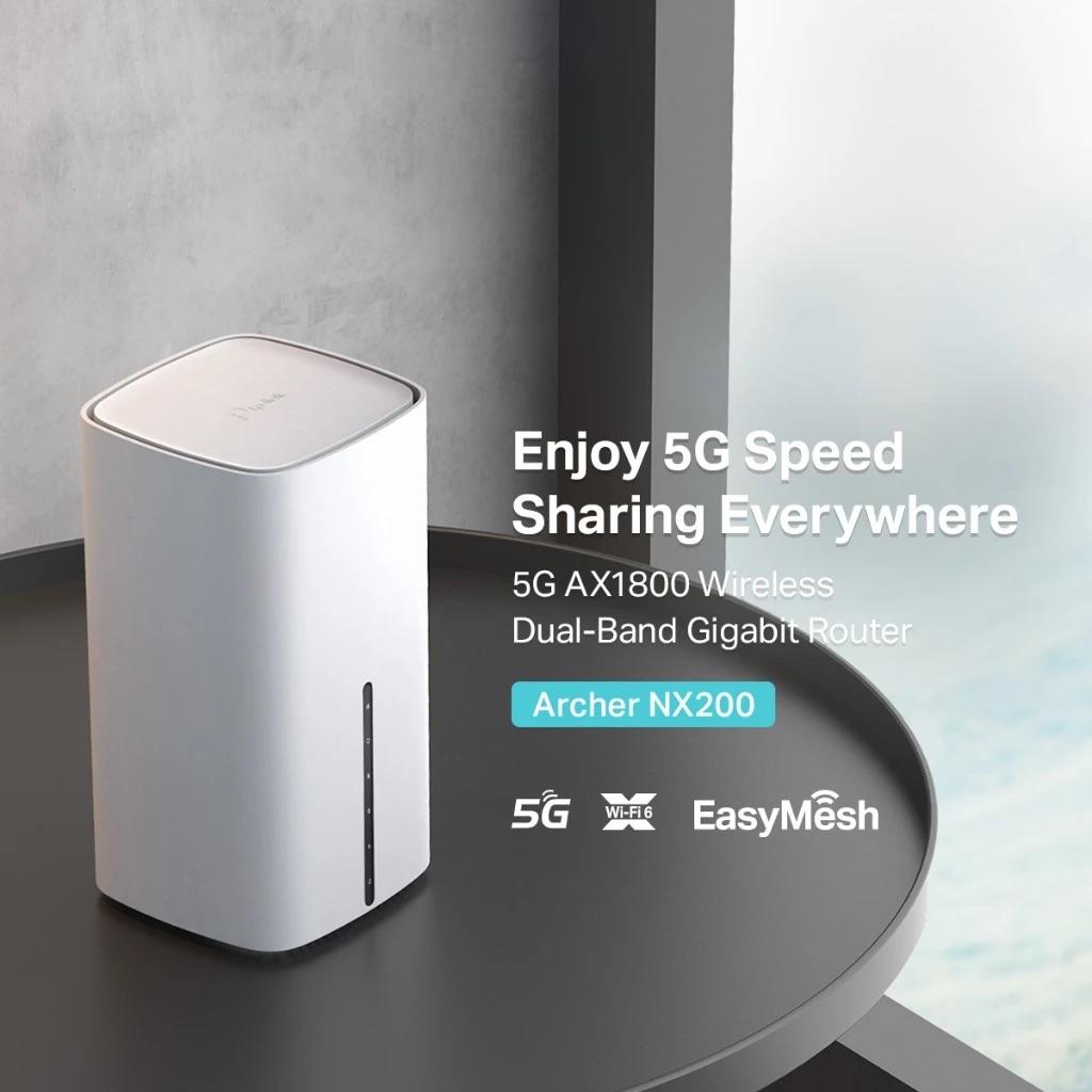 TP-Link 5G AX1800 Wireless Dual-Band Gigabit EasyMesh Router Archer NX200