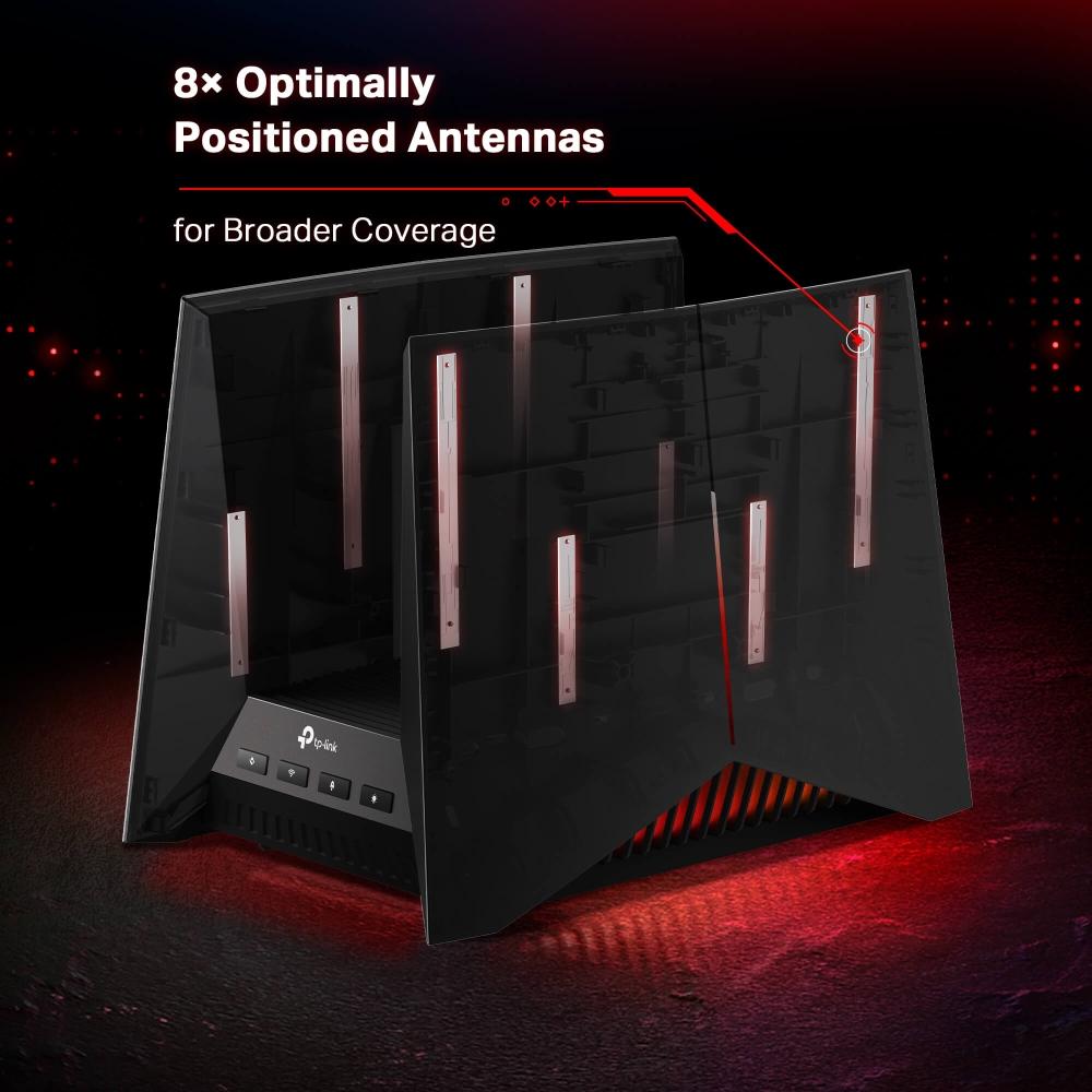 TP-Link Wifi 7 Tri-Band Gaming Router | EasyMesh | MLO | Booster | 10 Gbps | Archer GE800/GE550