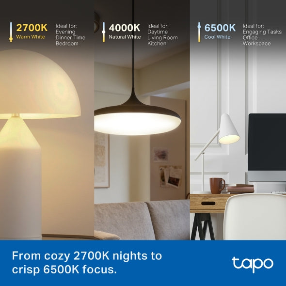 TP-Link Tapo L550E Smart Light Bulb, Multicolor