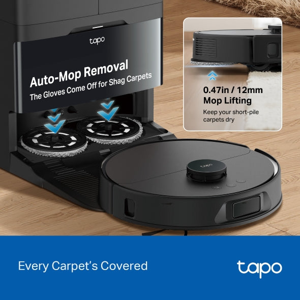 TP-Link Tapo RV50 Omni Robot Vacuum & Mop + All-in-One Omni Dock