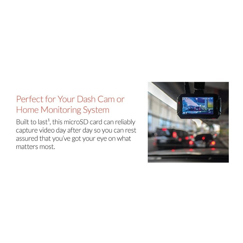 Eraspace Sandisk MicroSD card High Endurance card with Adapter for Dashcam & CCTV, IP Camera 128GB 256GB...