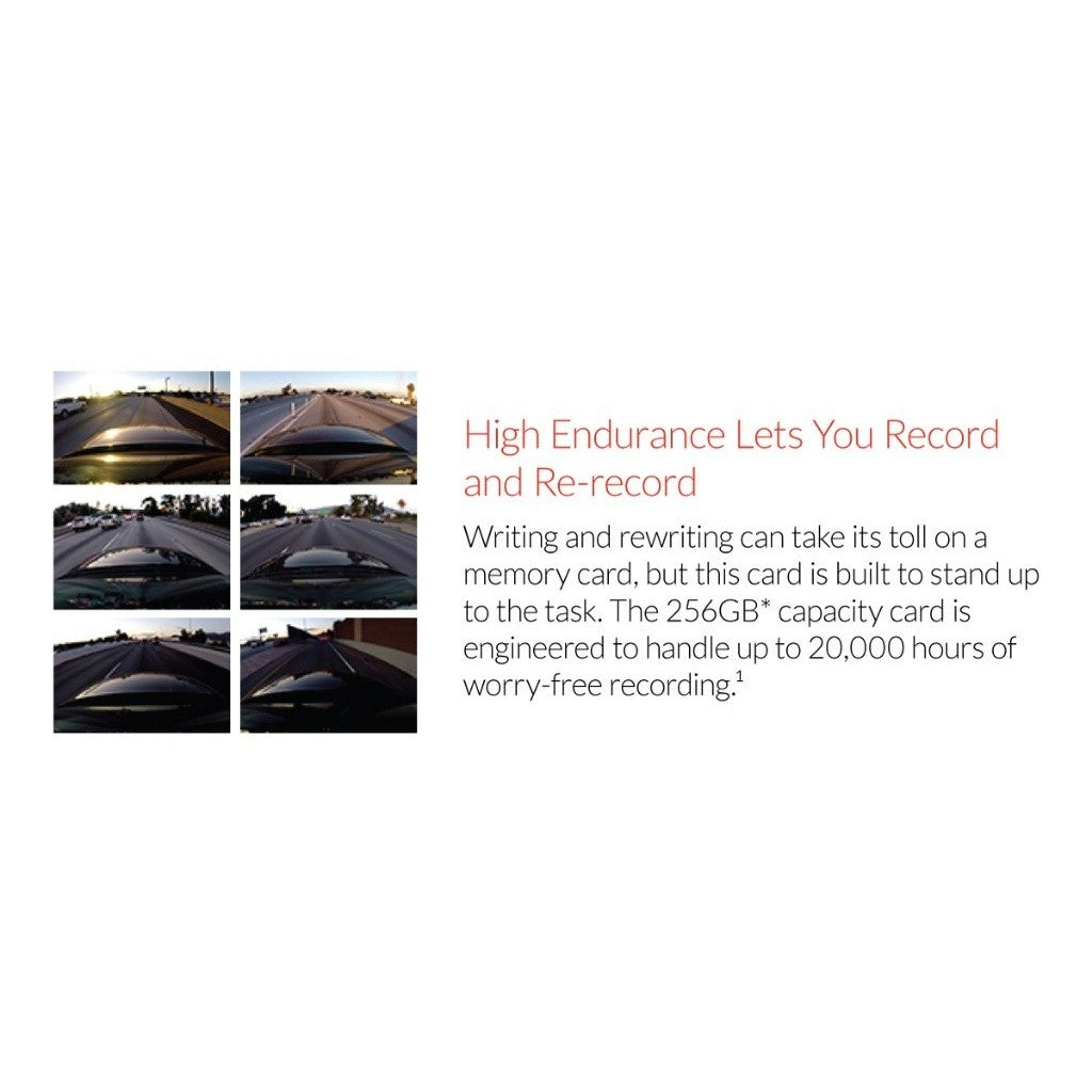 Eraspace Sandisk MicroSD card High Endurance card with Adapter for Dashcam & CCTV, IP Camera 128GB 256GB...