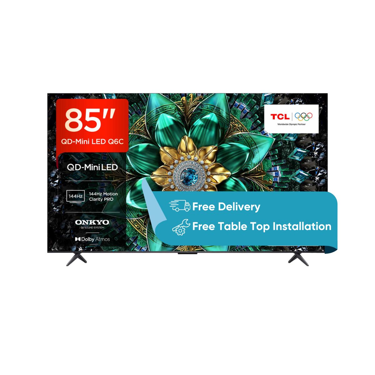 Eraspace TCL Q6C Mini LED 4K TV product image at Eraspace Singapore