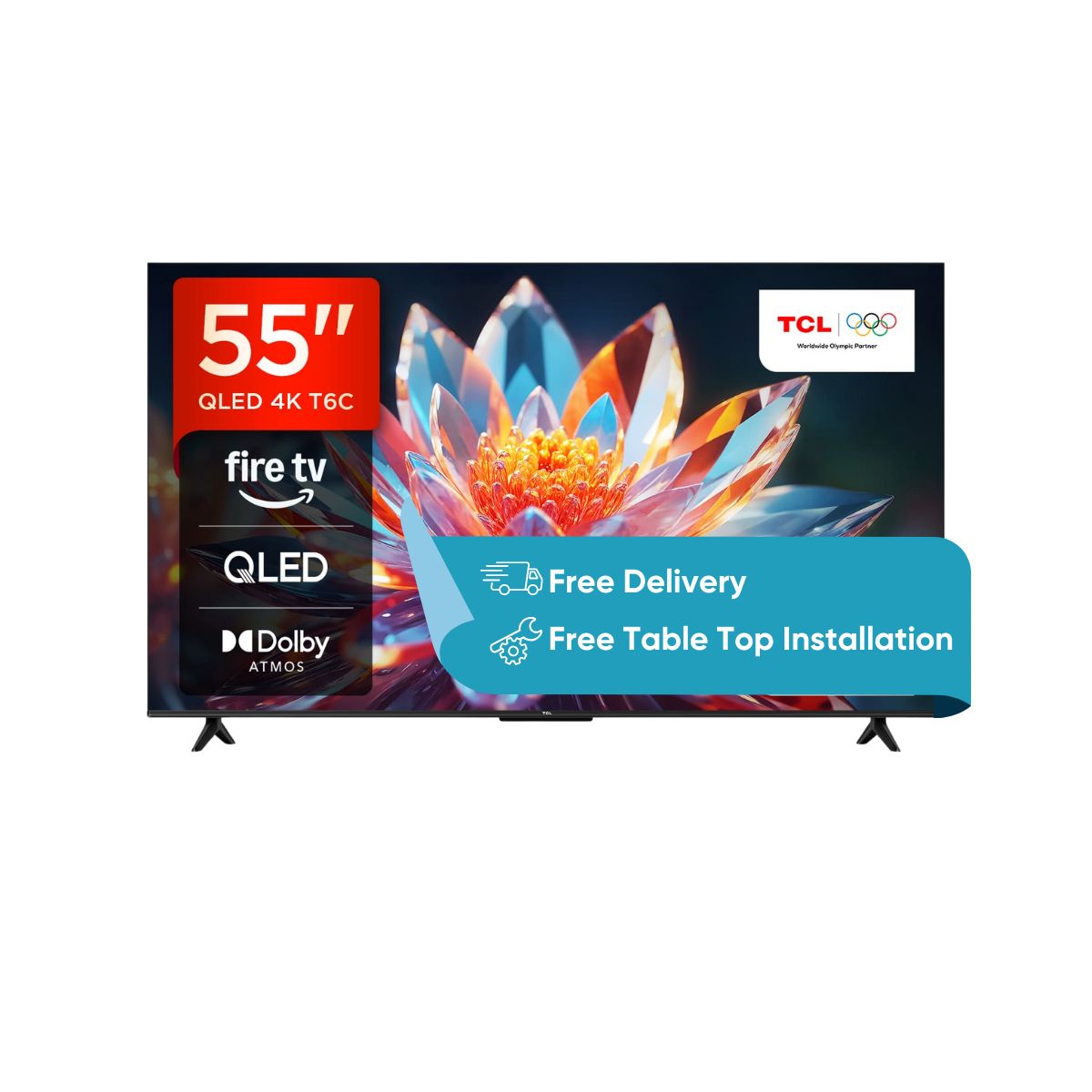 Eraspace TCL T6C QLED 4K TV product image at Eraspace Singapore