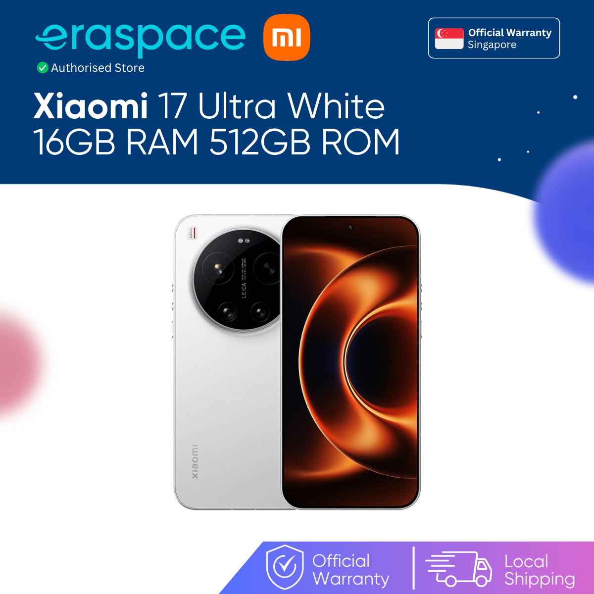 Eraspace Xiaomi 17 Ultra 16GB RAM 512GB ROM product image at Eraspace Singapore