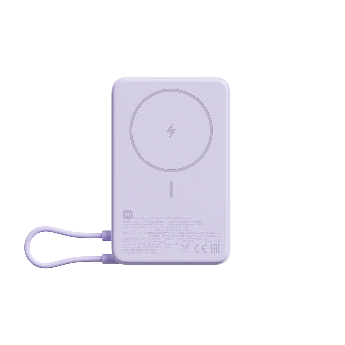 Eraspace Xiaomi Magnetic Power Bank 10000 with Built-in Stand product image at Eraspace Singapore