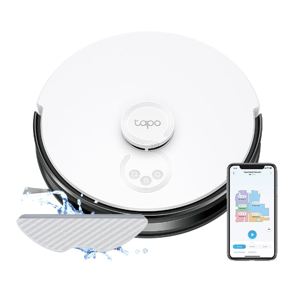 TP-Link Tapo RV30 LiDAR Navigation Robot Vacuum Cleaner & Mop | Large Battery Capacity