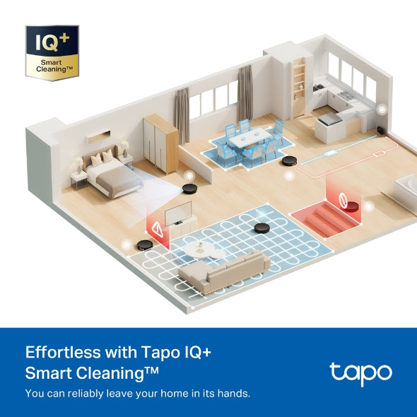 TP-Link Tapo RV20 Max 5300Pa Suction MagSlim™ LiDAR Navigation Robot Vacuum and Mop