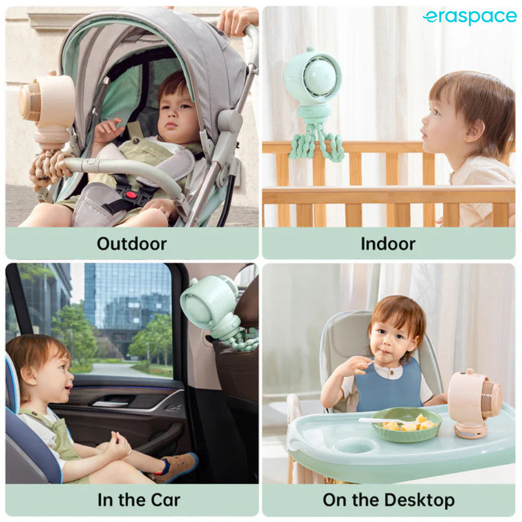 JisuLife Stroller Fan Life2