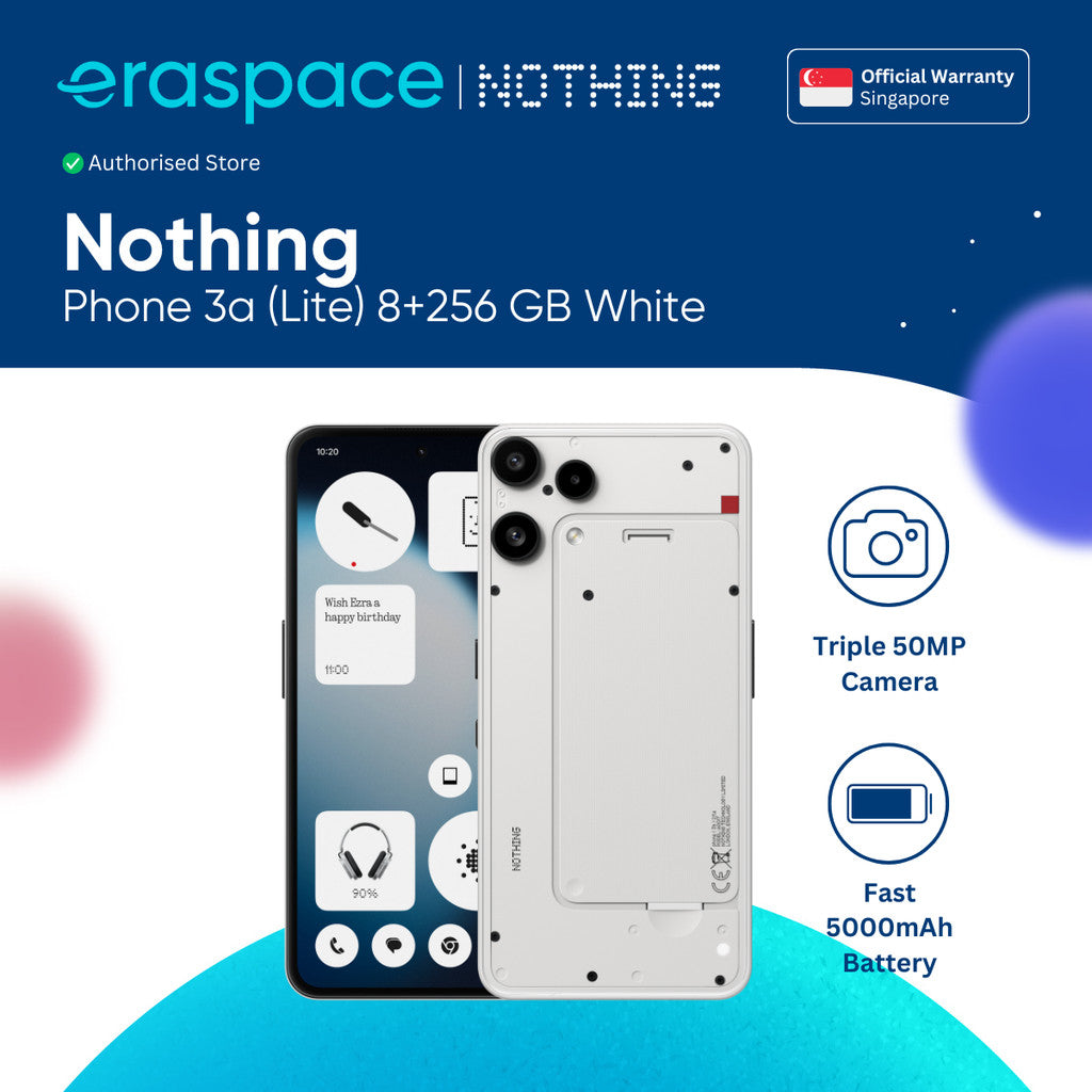 NEW LAUNCH] Nothing Phone (3a) Lite 8+256 GB