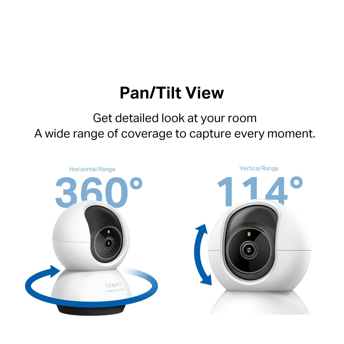 TP Link TC72 Pan/Tilt AI Home Security Wi-Fi Camera