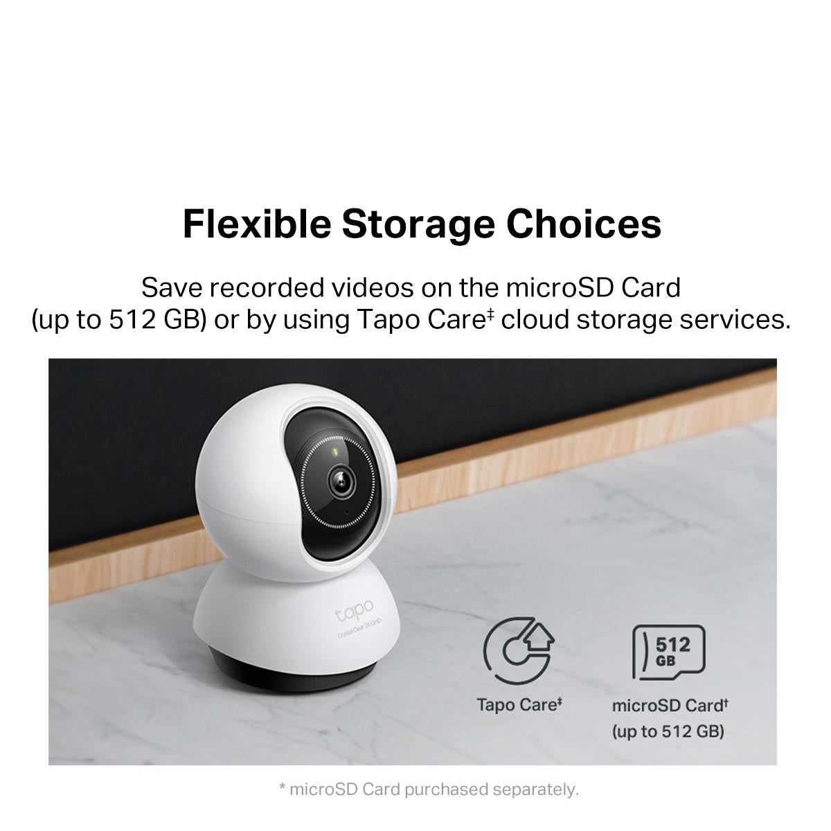 TP Link TC72 Pan/Tilt AI Home Security Wi-Fi Camera