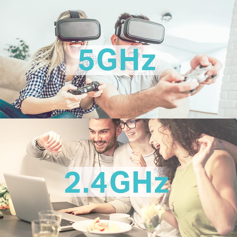 TP-LINK TL-WPA7517 KIT AV1000 HomePlug AV2 Dual Band Gigabit Powerline WiFi Kit (Plug, Pair & Play)