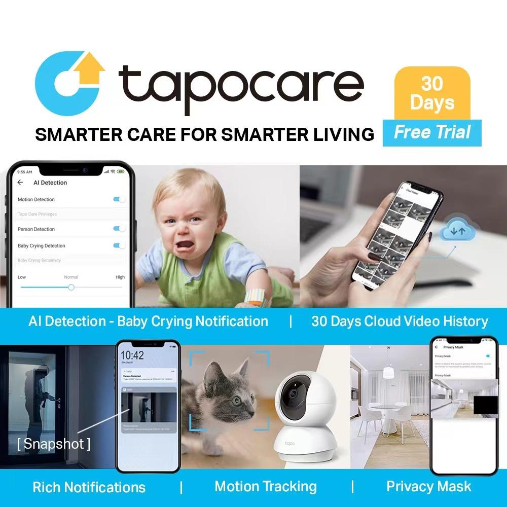 TP-LINK Tapo C210 CCTV 360 WIFI 1080P/2K Full HD/Super HD Home Security IP Cam