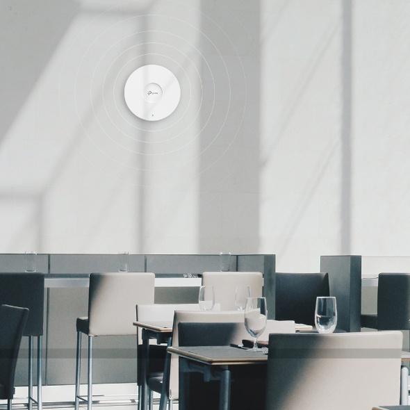 TP-LINK EAP650 Wireless Dual Band Gigabit Ceiling Mount Access Point
