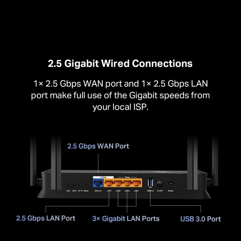 [Wi-Fi 7] TP-Link Wi-Fi 7 9.3Gbps Tril-Band Wide Coverage EasyMesh MLO 2.5G Port Wifi Router Archer BE230/BE400/BE550/BE700/BE800