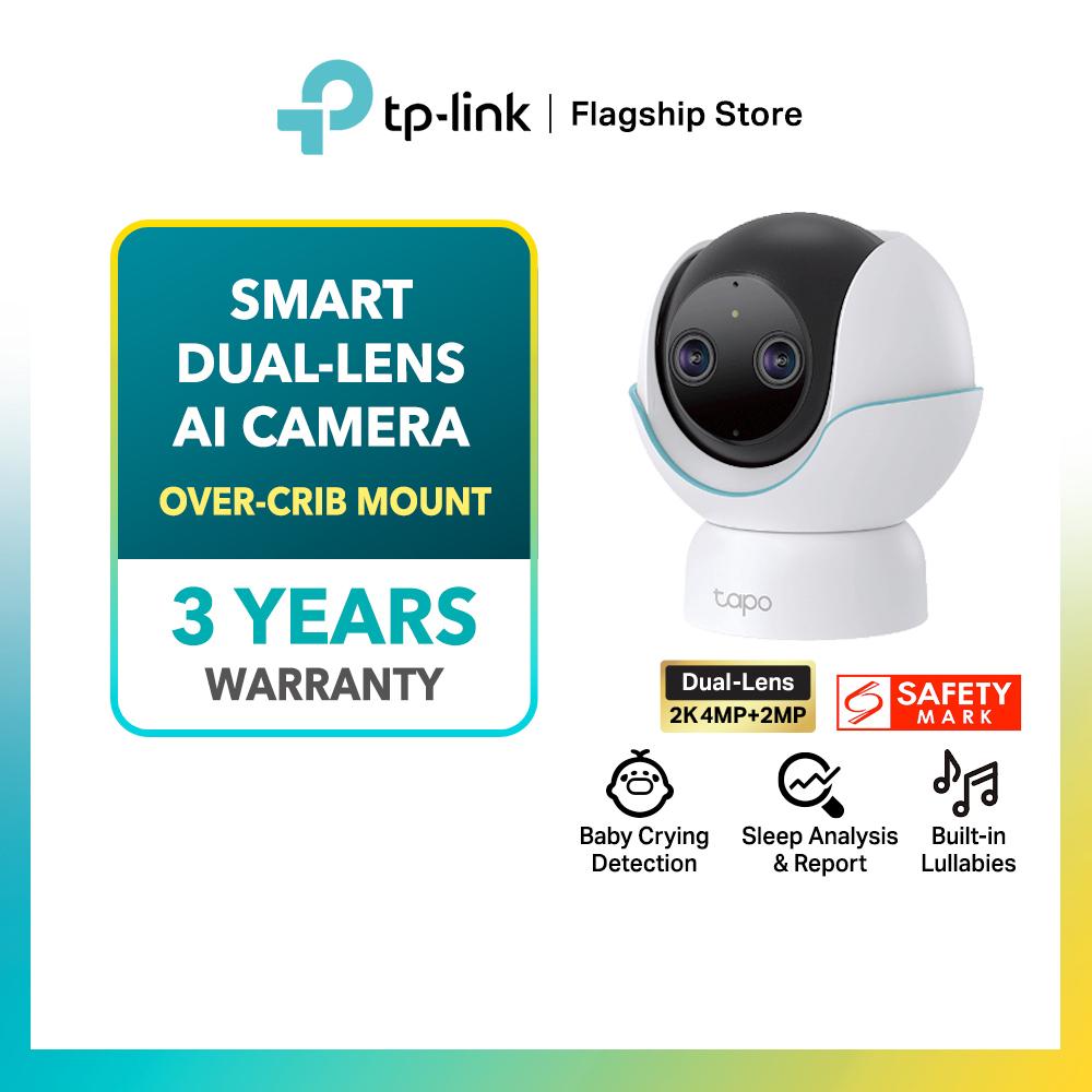 TP-Link Tapo C840 Baby Monitor 2K4MP+1080p , Smart WIFI Camera Baby Cry Detection, Night Vision, 2-Way Audio