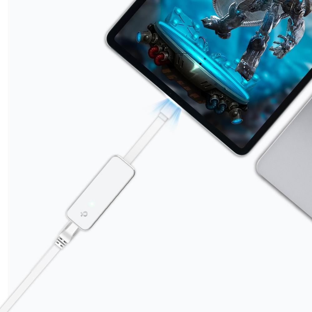 TP-Link UE300C USB Type-C to RJ45 Gigabit Ethernet Network Adapter Speed Up to 1000 Mbps