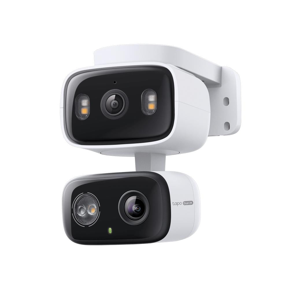 TP-Link Smart Dual-Lens 2K WiFi Security Camera, Outdoor/Indoor Pan Tilt AI Tracking Camera with Color Night Tapo TC34/C246D