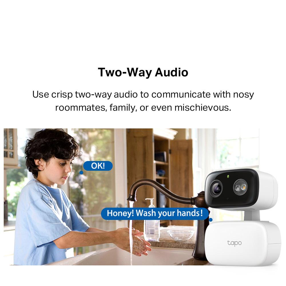TP-Link Tapo AI Motion Tracking Full Color Night Vision Outdoor Indoor CCTV WiFi Camera C206/C216