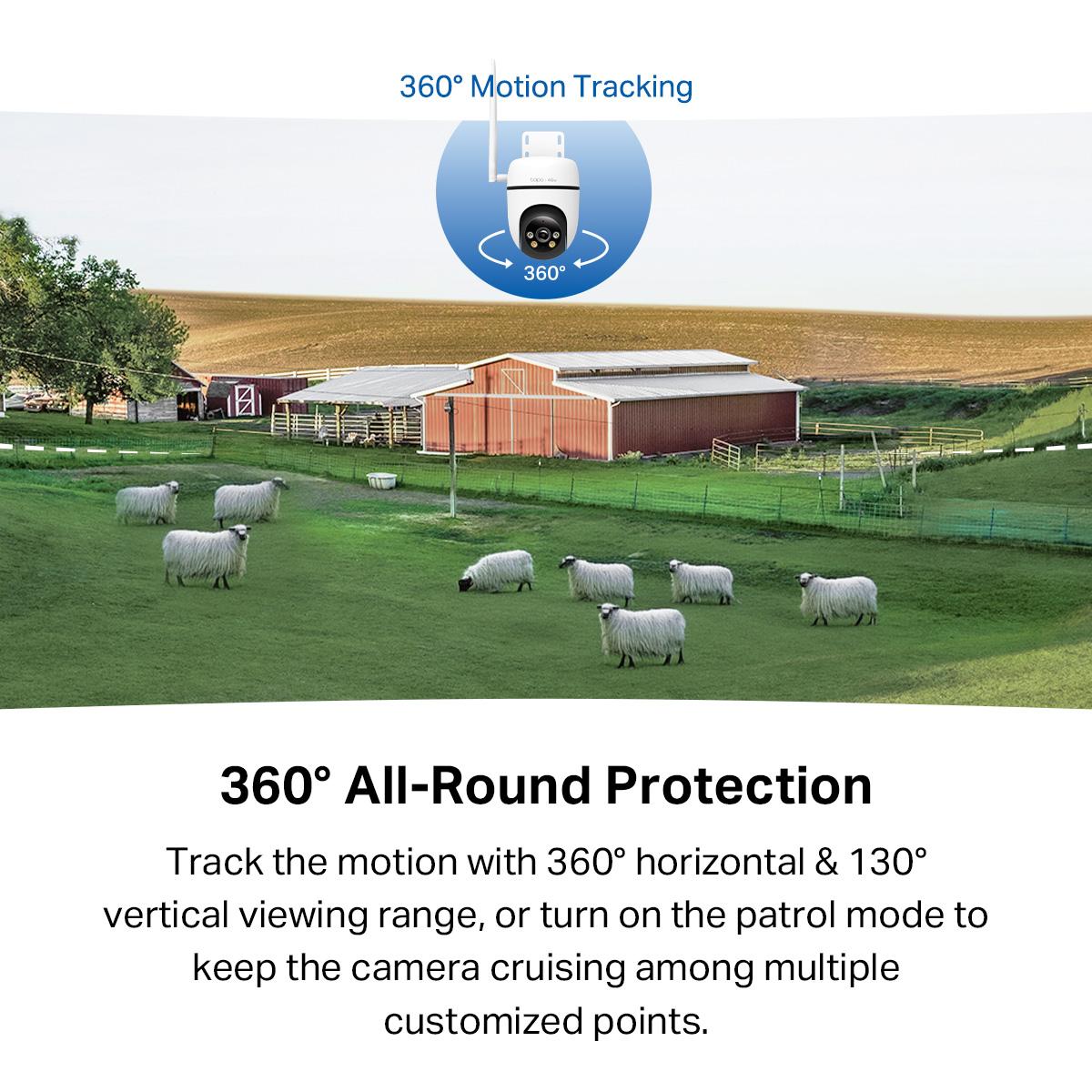 TP-Link Tapo Outdoor 4G LTE Camera C501GW With Sim Card Slot Security Network CCTV Camera