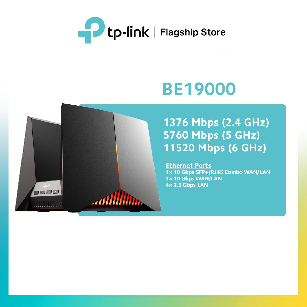 TP-Link Wifi 7 Tri-Band Gaming Router | EasyMesh | MLO | Booster | 10 Gbps | Archer GE800/GE550