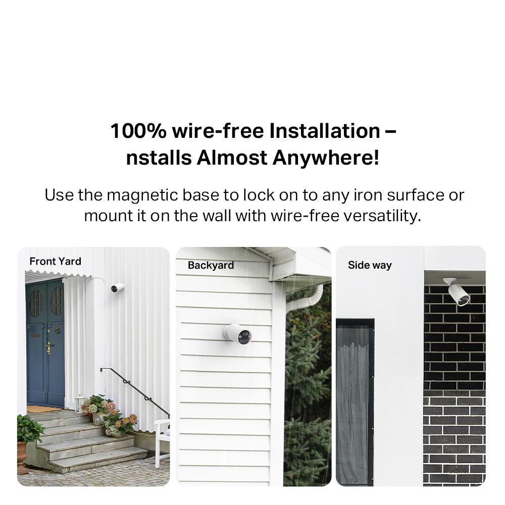 Tapo 4K8MP Wireless Indoor/Outdoor Waterproof Wifi Camera C460 Kit Smart Security CCTV IP Camera