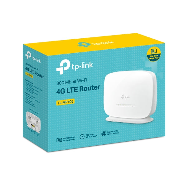 TP-Link 300 Mbps Wireless N 4G LTE Router TL-MR105