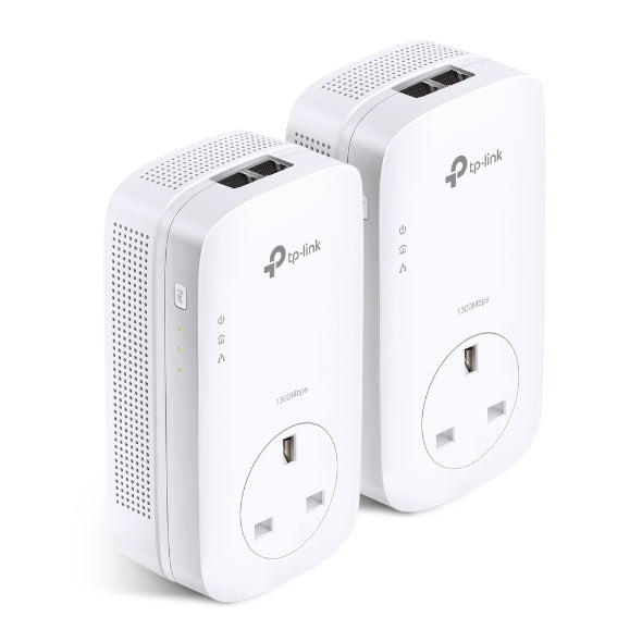 TP-LINK AV2000 HomePlug AV2 MU-MIMO Gigabit Passthrough Powerline Kit (Plug, Pair & Play)TL-PA9020P KIT