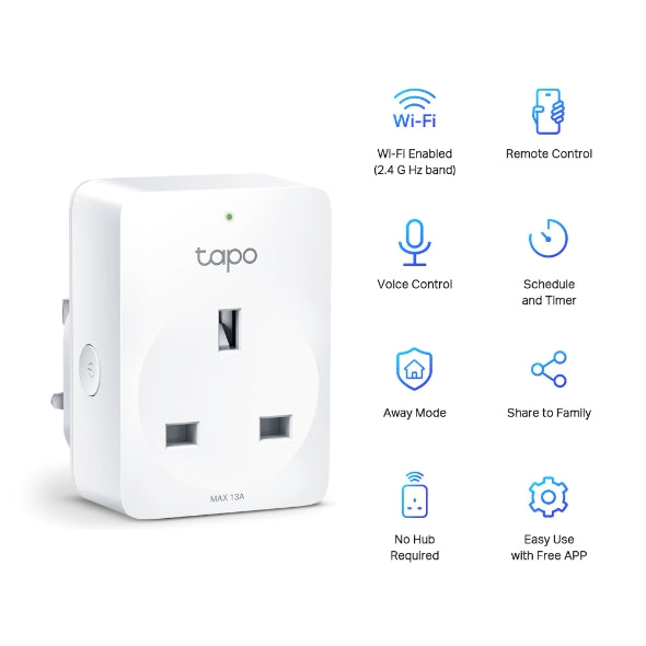 [3 YRS Local Warranty] TP-LINK Smart WiFi Plug Mini Tapo P100