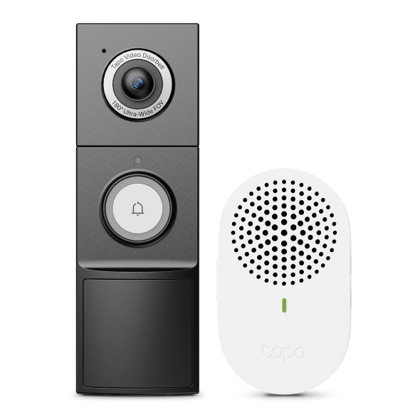 TP-Link Tapo D235 Smart Video Doorbell Camera 2K5MP Resolution Full Color Night Vision with Starlight Sensor & Waterproof