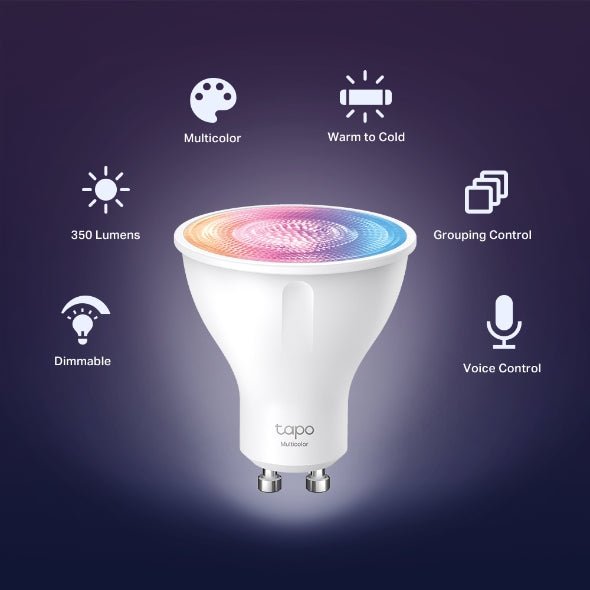 TP-Link Tapo L630 Smart Wi-Fi Spotlight, Multicolor