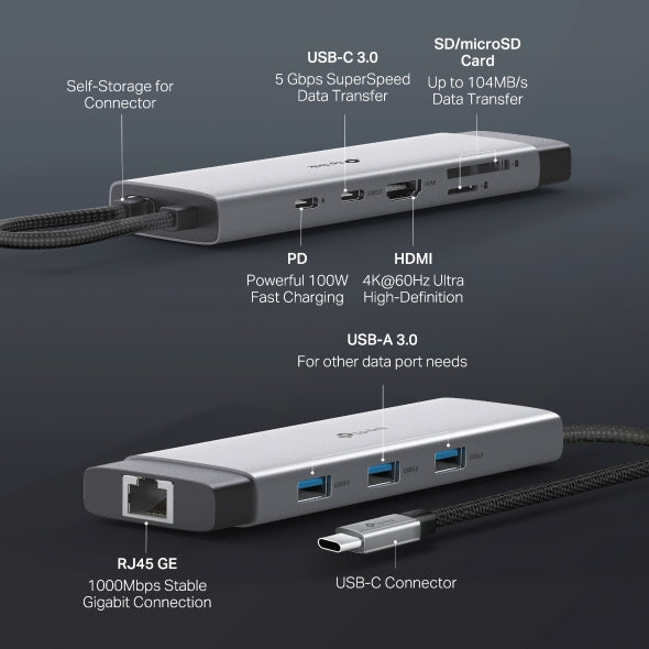 TP-Link UH9120C USB Type-C 9 in 1 Hub