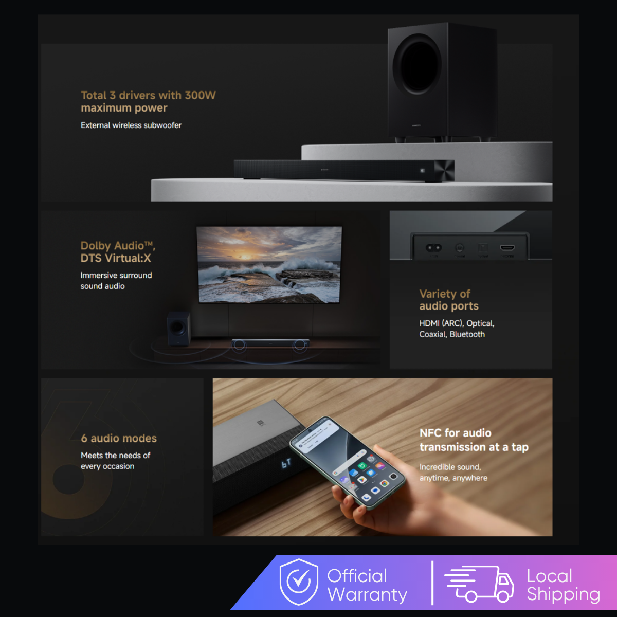 【New】Xiaomi Soundbar Pro 2.1 ch - Eraspace