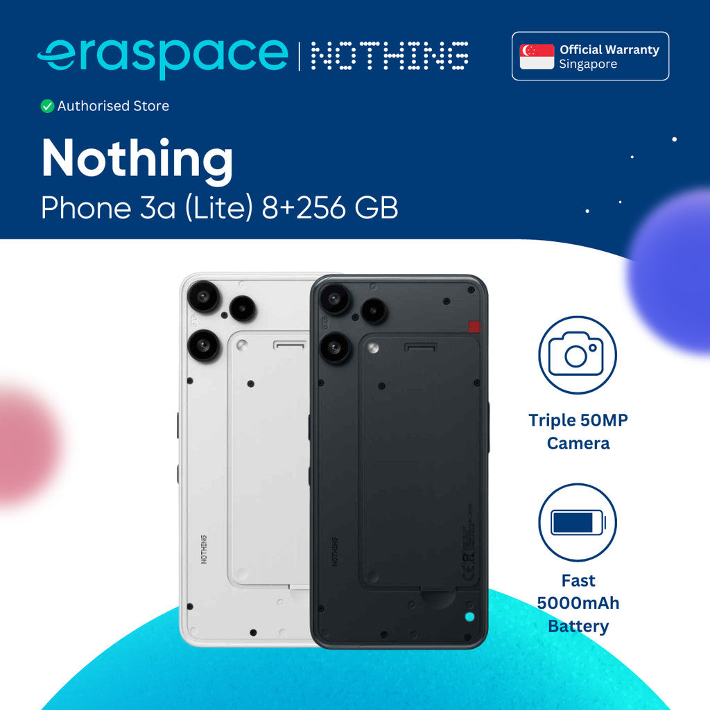 Eraspace [NEW LAUNCH] Nothing Phone (3a) Lite 8+256 GB product image at Eraspace Singapore