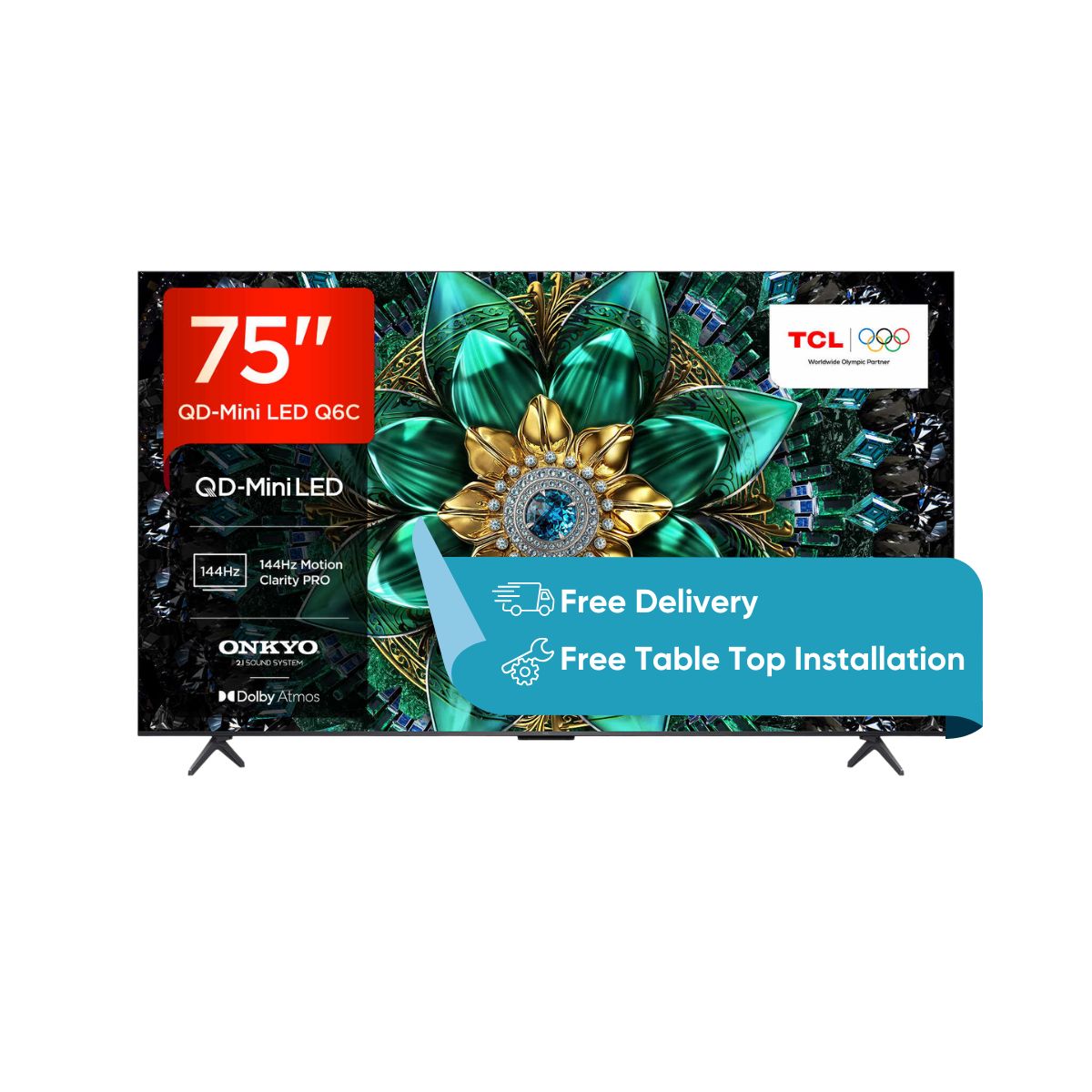 Eraspace TCL Q6C Mini LED 4K TV product image at Eraspace Singapore