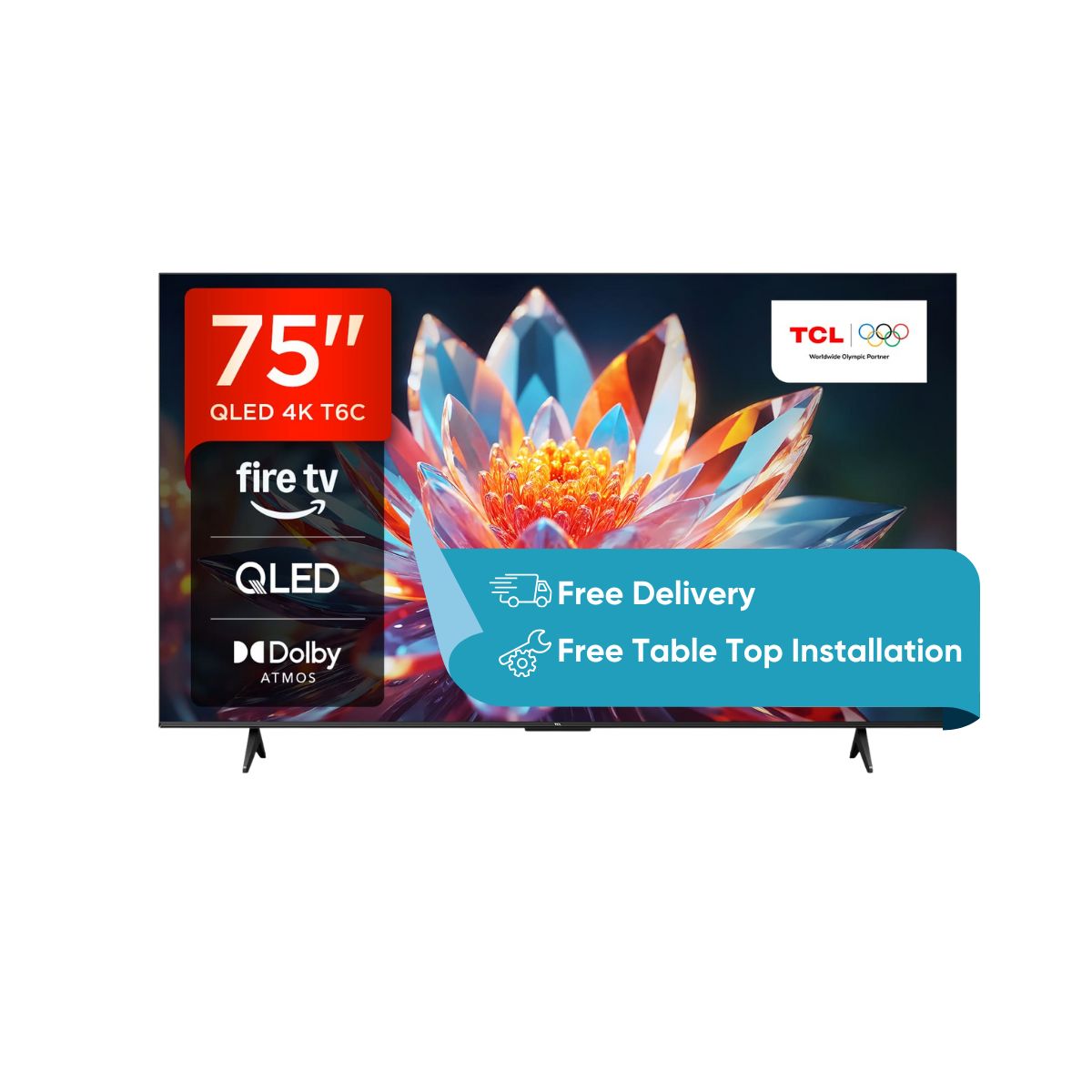 Eraspace TCL T6C QLED 4K TV product image at Eraspace Singapore