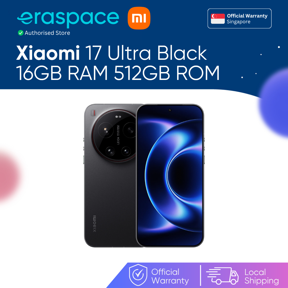 Eraspace Xiaomi 17 Ultra 16GB RAM 512GB ROM product image at Eraspace Singapore
