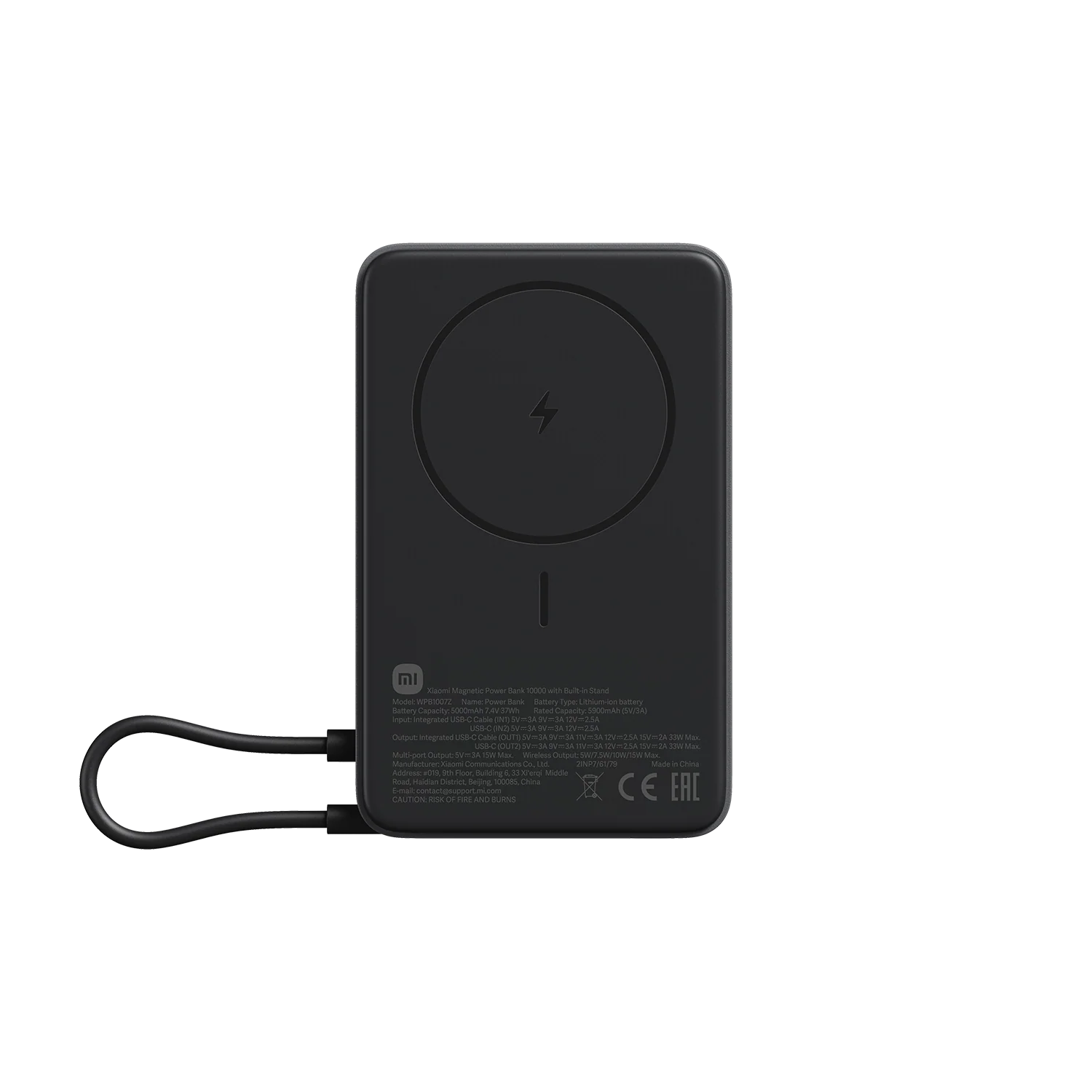 Eraspace Xiaomi Magnetic Power Bank 10000 with Built-in Stand product image at Eraspace Singapore