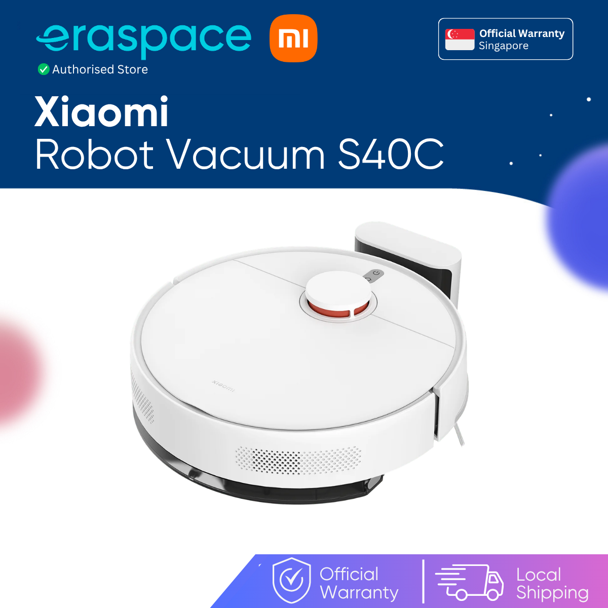 Eraspace Xiaomi Robot Vacuum S40C (ONLINE EXCLUSIVE) product image at Eraspace Singapore