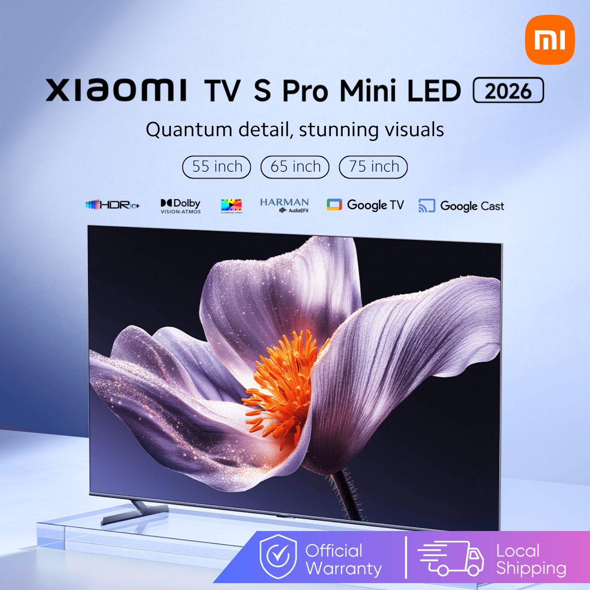 Eraspace Xiaomi TV S Pro Mini LED 2026 | 55"/65"/75", 1700 Nits, QD-Mini LED product image at Eraspace Singapore
